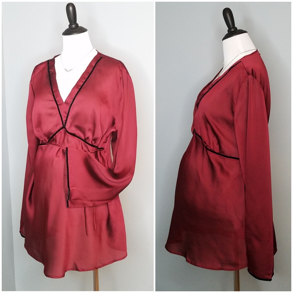 Motherhood Maternity tunic peasant sleeves